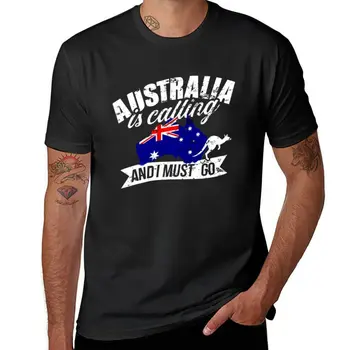 Нова Австралия се обажда тениска на спортен фен, тениски с аниме, дрехи fruit of the стан, мъжки ризи