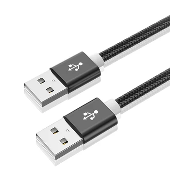 Удължителен кабел USB-USB тип A от мъжете на мъжа USB-удължител за радиатора, твърд диск, уеб камера, Пълнители USB кабел