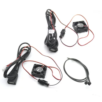 4 6 Пинов USB радиото в автомобила Теглене на кабели, Кабели на Вентилатора за охлаждане за Android Мултимедиен плейър Навигация Аксесоари за главното устройство Радиатор