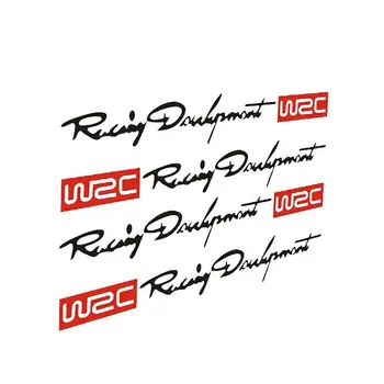 4шт Етикети На Дръжките на Автомобила WRC Rally Racing В Ивицата Автомобилни Стикери, Винил за Lifan X60 Cebrium Solano New Celliya Smily Geely X7 EC7 6p