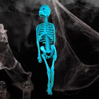 Г-н Кост Скелет 20 см Модел на човека PVC Мини Реалистична Хитър Страшно Детска Шега Играчки за Хелоуин декорация за Хелоуин Гъвкави
