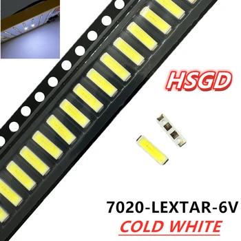 1000ШТ Led светлини LUMENMAX 0,6 W 7020 6 В Студено бяло 68ЛМ за led подсветка LCD телевизор