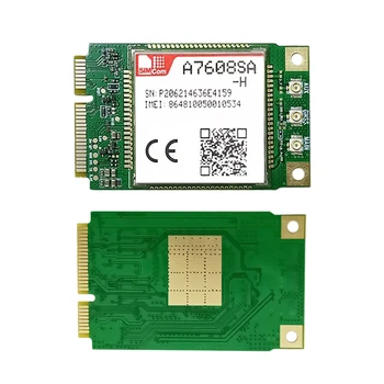 SIMCOM A7608SA-H MINIPCIE LABD/TABE Версия на модул LTE Cat4 С подкрепата на гласов GPS B1/B2/B3/B4/B5/B7/B8/В20/B28/B38/B40/B41/B66