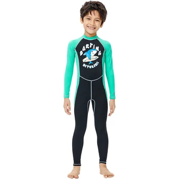 Екипировка, водоустойчив водолазный костюм, ултра-тънък, быстросохнущий детски неопрен, едно парче, който предпазва цялото тяло от медузи, модерен