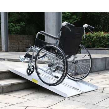 120 см.) алуминиева рампа за инвалидни колички, което позволява да се движите в стола си и кола, инструмент за ремонт на гуми Auto Wheel Road Way