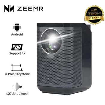 Оригинален Android-Проектор ZEEMR D1 Pro С Поддръжка на Full HD 1080P, 4K Мини-Проектори за Дома Portatil WIFI Bluetooth Високоговорител в прожектор