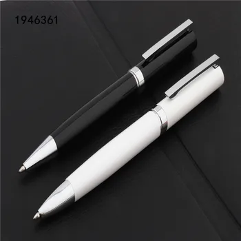 Висококачествена химикалка писалка Y01 Noble Pearl White, black, бизнес, офис, със средно върха, на новост