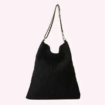 Дамска чанта-скитник верига, модерна чанта за момичета, чанта през рамо