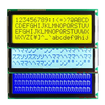 Голям LCD дисплей Сиви на цвят, 2004 20*4 20x4 2004L синьо-жълто-сив цвят, най-големият 204-знаков Дисплейный модул 146*62,5 ММ BC2004B RC2004C