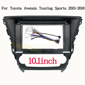 Предна панел аудиомагнитолы автомобилни 2Din за Toyota Avensis Touring Sports 2015-2019 Монтаж на радио с голям екран, стереопанели, закрепване на таблото