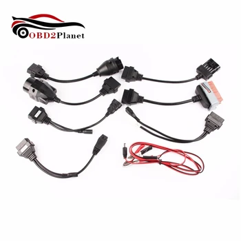 Автомобилен адаптер за автомобил кабел obd2 пълен комплект, 8 бр автомобили obd кабели за CDP Pro Cars Диагностичен интерфейс, скенер, Инструмент