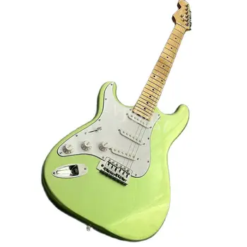 Електрическа китара Lvybest Класическата електрическа китара за лява ръка, китара професионално ниво, гаранция за качество