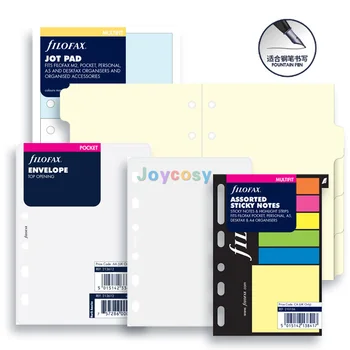 filofax pocket A7 страници и детайли, Модни Цветна хартия в скалата, Списък със задачи, Хартия за имена / адреси, за Notepad / Ежедневника Filofax