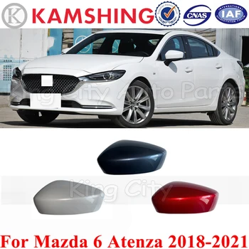 CAPQX За Atenza Mazda 6 2018 2019 2020 2021 Автомобилни аксесоари Капачка огледало за обратно виждане Страничен Капак огледала за обратно виждане Капак на корпуса