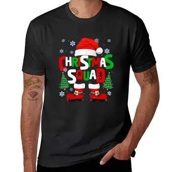 Коледен четата на Дядо Коледа, Еднакви тениски за Коледното семейството, Къса тениска, забавни тениски, панталони, тениски за мъже