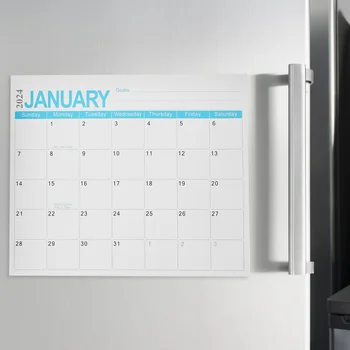 Календар на 2024-2025 години, Месечен календар за водене на бележки, Магнитен календар за домашно писма, Месечен Офис календар, аксесоар за дома