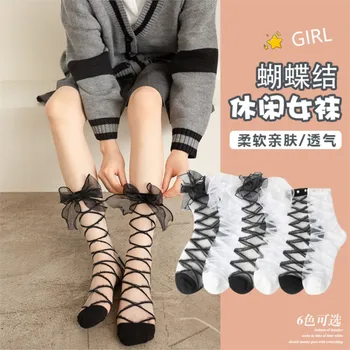 Дантелени чорапи в стил Лолита