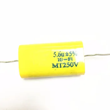 50ШТ MKP 5.6UF250V Полипропилен Кондензатор Аксиален Аудиоконденсатор 250V 5.6 на icf