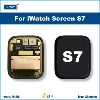 За Apple Watch серия S7 LCD дисплей за iWatch серия 7 LCD дисплей с сензорен екран и цифров преобразувател в събирането на 41 мм, 45 мм