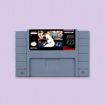 Бейзболна RPG-игра Nolan Ryan's за 16-битово една игра на карти SNES с патрон за игрови конзоли USA NTSC или PAL EUR