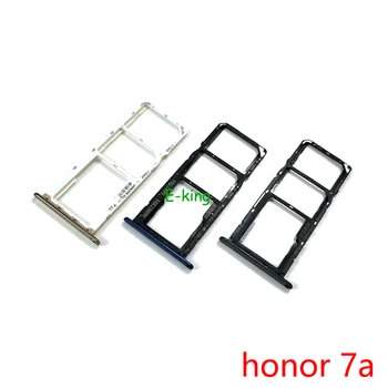 За Huawei Honor 7 7A 7C Слот за sim-карти, титуляр на тавата за четене sim карта, гнездо за четец на sim карти