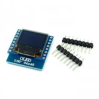 0,66 инчов OLED-Дисплей Модул за WEMOS D1 MINI ESP32 Модул Arduino AVR STM32 64x48 0,66 
