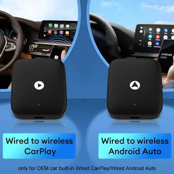 Оригинален CarPlay Mini Ai Box Безжичен CarPlay Android на авточасти за Audi, Mazda, Toyota, Mazda, Nissan, Kia Ford Airplay Android Cast