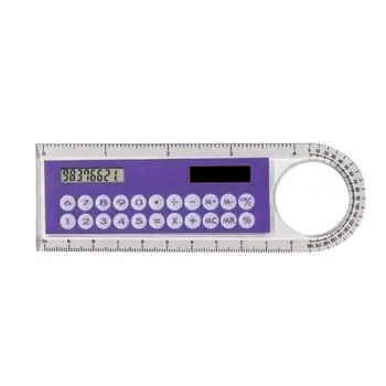 Ултра тънък Гъвкав слънчев калкулатор, практичен Ефективен математически инструмент за студенти, мини-владетел, вещи от първа необходимост за офис, Популярна под ръка.