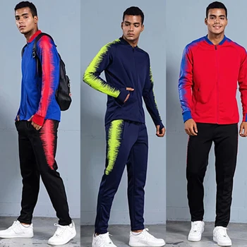 спортни облекла за бягане 2020 мъжки футболен тренировочная яке, панталони, спортни костюми зимни спортни облекла за бягане футболен тренировъчен спортен костюм