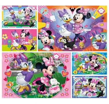 На фона на Disney Minnie Mouse Daisy Duck, на фона на парти по случай рождения Ден на момичетата, банер с розово цвете, Vinyl фотография, Подпори за фото студио.