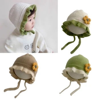Стилна шапка-ушанка за малки принцеси, разнообразна и модерна детска шапка-ушанка, идеалното допълнение към зимна рокля QX2D