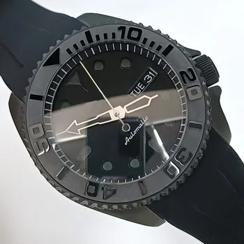 41,5 мм часовници SKX007 Луксозни Автоматични механични син сапфир корпус от неръждаема стомана Ежедневни мъжки водоустойчив часовник с логото на поръчка