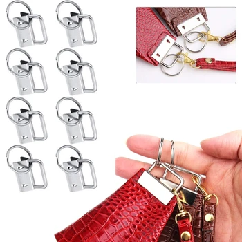 40шт 1-инчов ключодържател с брелоками, набор от чанти, гривни, ленти тесьма с релефна ръчна изработка