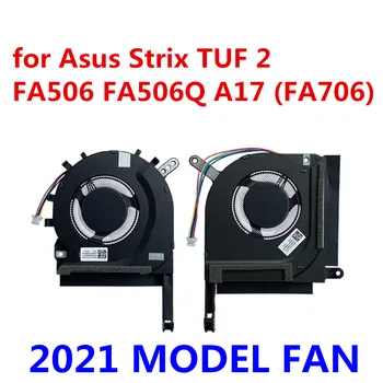 Графичен процесор за ASUS TUF Gaming A15 FA506 FA506Q Вентилатори за Охлаждане FA506QM FA506QR FA706Q FA706QN Охладител Смяна на Радиатор на вашия лаптоп