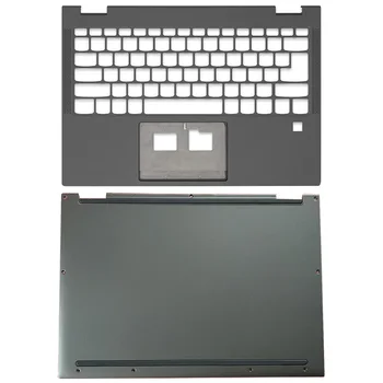 Нов черен калъф за лаптоп Lenovo Yoga C630-13 Q50 Поставка за ръце Горен/долен корпус на кутията на компютъра