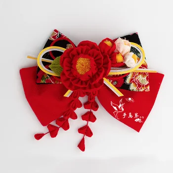 Японското кимоно, ръчно изработени от естествена коприна за младоженци 