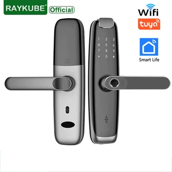 RAYKUBE X8 Wifi Биометричен пръстов Отпечатък Интелигентно Приложение на Hristo Парола IC Карта, Електронна Система за Заключване Домашна Сигурност, Без Ключ