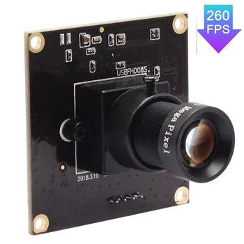 ELP Високоскоростен Модул, Уеб камера HD UVC 260 кадъра в секунда 360 720 P P 120 кадъра в секунда CMOS OV4689 1080 P 60 кадъра в секунда, USB-Камера За Бързо Движещи се Спортове
