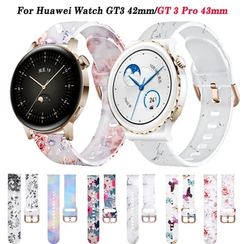 20 мм Мек Силиконов Ремък За Huawei Watch GT2 GT 3 42 мм GT3 Pro 43 мм Подмяна на Гривната GT2 Magic Watch 2 42 мм и Каишка За Часовник
