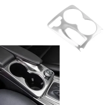 Автомобилна Сребриста конзола от неръждаема стомана, държач за чаши вода, рамка, накладки за Mercedes Benz GLK X204 2008-2015