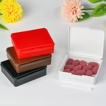 Безплатна доставка! 20 бр/ЛОТ нова запечатанная кутия за опаковане на меки бонбони, пластмасова кутия с уплътнителен лента, проста доброто празна банка